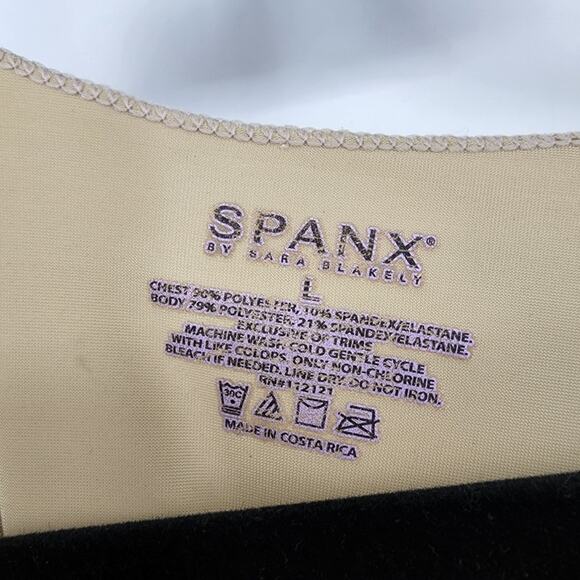 Spanx By Sara Blakely Nude Slimming Stretch Shapewear Tank Size Large - Picture 2 of 3